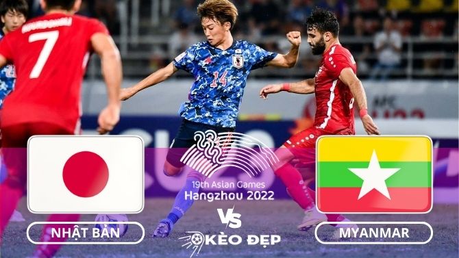 Soi kèo U23 Nhật Bản vs U23 Myanmar 18h30 ngày 28/09
