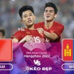 Soi kèo U23 Việt Nam vs U23 Mông Cổ 15h00 ngày 19/09