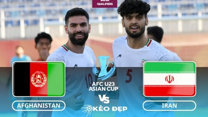 Soi kèo U23 Afghanistan vs U23 Iran 19h00 ngày 09/09